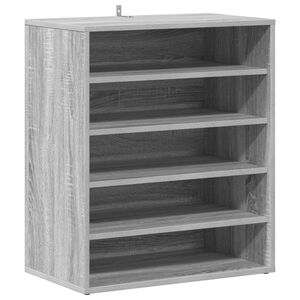 vidaXL Kenk&auml;teline harmaa Sonoma 60x35x70 cm tekninen puu