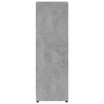 vidaXL Kylpyhuonekaappi betoninharmaa 30x30x95 cm lastulevy