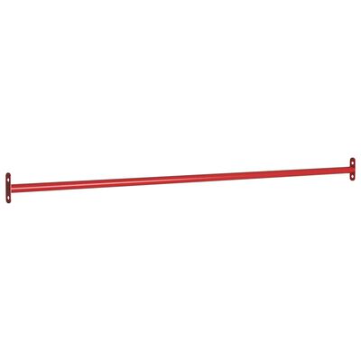 vidaXL Voimistelutangot 3 kpl 125 cm teräs punainen