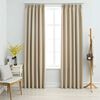 vidaXL Pimennysverhot koukuilla 2 kpl beige 140x245 cm