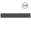 vidaXL Nurmireunus 10 kpl 15 x 103 cm Ter&auml;s Antrasiitti