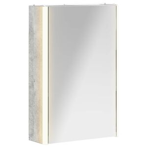 vidaXL Kylpyhuoneen Peilikaappi Betoni Harmaa 33 x 11,5 x 50 cm