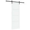 vidaXL Liukuovi 83 x 232 cm T&auml;ysi m&auml;nty Valkoinen ja musta