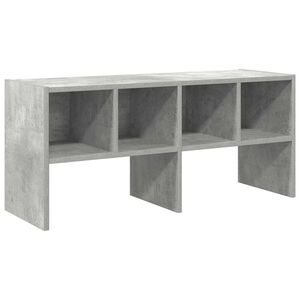 vidaXL kenk&auml;teline Pinottava betoni harmaa 89,5x30x40 cm