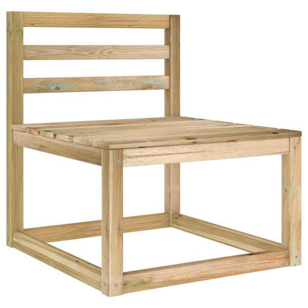 vidaXL 3-osainen Puutarhasohvasarja viherkyll&auml;stetty m&auml;nty