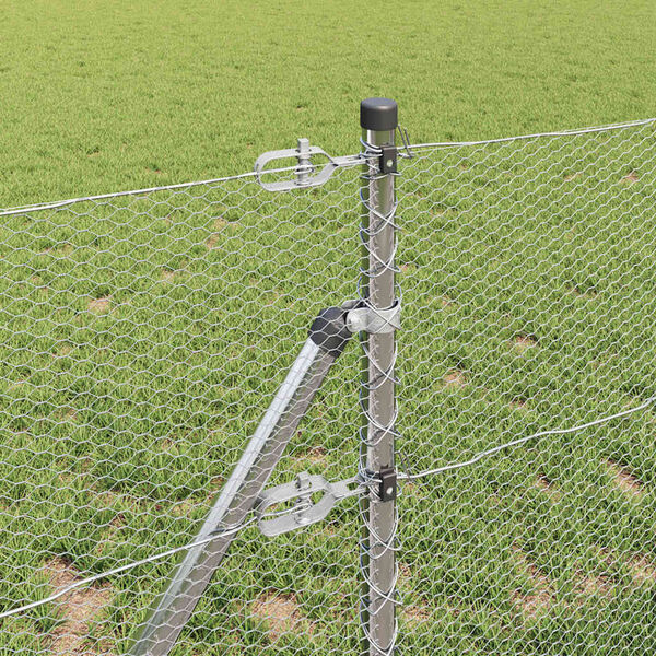 vidaXL Aitalatu Hopea 10 x 0,6 m (13 mm verkko) Ter&auml;s