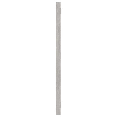 vidaXL Kylpyhuonepeili betoninharmaa 60x1,5x37 cm lastulevy