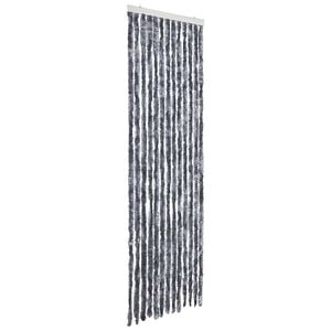 vidaXL Hy&ouml;nteisverho hopea 56x185 cm Chenille