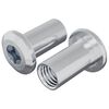 vidaXL Lukituspultti 2 kpl Nikkeli M6 x 25 mm Ter&auml;s
