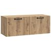 vidaXL Sein&auml;lle asennettava TV-kaappi 78,5 x 31 x 30 cm Artisaanitammi
