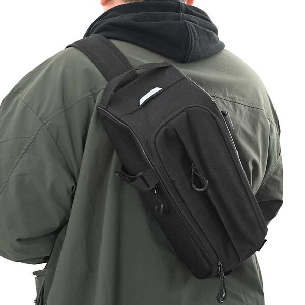 vidaXL Pyörälaukku Musta 38 x 16 x 16 cm Polyesteri