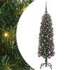 vidaXL Tekojoulukuusi jalustalla Vihre&auml; 120 cm PVC, ter&auml;s ja muovi