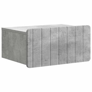 vidaXL Sein&auml;lle Kiinnitett&auml;v&auml; Y&ouml;p&ouml;yt&auml; Betoninharmaa 49 x 34,5 x 24 cm