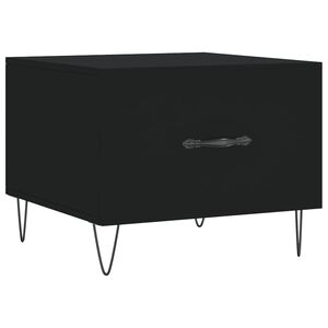 vidaXL Sohvap&ouml;yt&auml; musta 50x50x40 cm tekninen puu