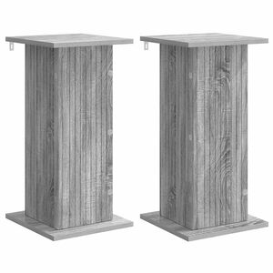 vidaXL Kasviteline 2 pcs Harmaa sonoma 30,5 x 30 x 60,5 cm