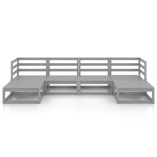 vidaXL 6-osainen Puutarhasohvasarja t&auml;ysi m&auml;nty