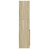 vidaXL Kaappi Sonoma-tammi 92x33x140 cm tekninen puu