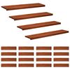vidaXL Portaiden p&auml;&auml;llysteet 20 kpl 120 x 30 x 2 cm Ruskea