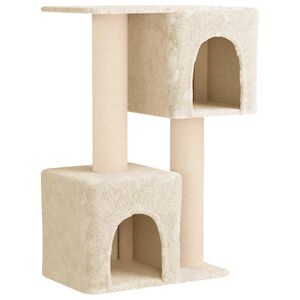 vidaXL Kissanpuu sisaliraapimispuilla Kerma 114 cm