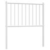 vidaXL Metallinen vaihtop&auml;&auml;ty valkoinen 80 cm