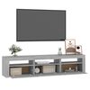 vidaXL TV-taso LED-valoilla harmaa Sonoma 180x35x40 cm