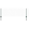 vidaXL Euroaita with Post 25 x 0,6 m PVC-pinnoitettu ter&auml;s Vihre&auml;