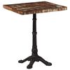 vidaXL Bistrop&ouml;yt&auml; 60x60x76 cm t&auml;ysi kierr&auml;tetty puu
