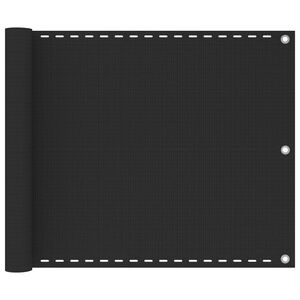 vidaXL Parvekkeen suoja antrasiitti 75x300 cm HDPE