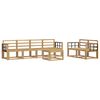 vidaXL Ulkosohvakokoelma 7 pcs valkoinen 59 x 59 x 37 cm