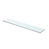 vidaXL Hyllypaneeli Kirkas Lasi 70x12 cm