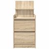 vidaXL y&ouml;p&ouml;yt&auml;kaapit 2 laatikkoa 2 kpl sonoma-tammi 38x34x80 cm