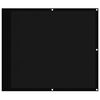 vidaXL Parvekesuoja musta 90x800 cm 100% polyesteri Oxford kangas