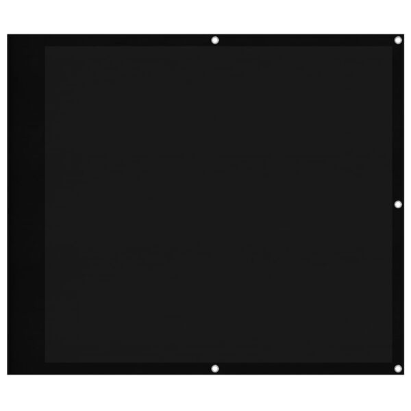 vidaXL Parvekesuoja musta 90x800 cm 100% polyesteri Oxford kangas