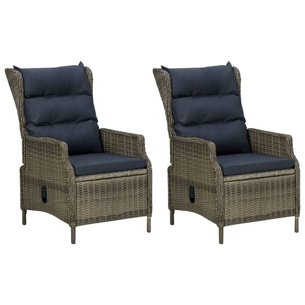 vidaXL 7-osainen Puutarhan ruokailuryhmä ruskea