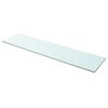 vidaXL Hyllypaneeli Kirkas Lasi 100x25 cm