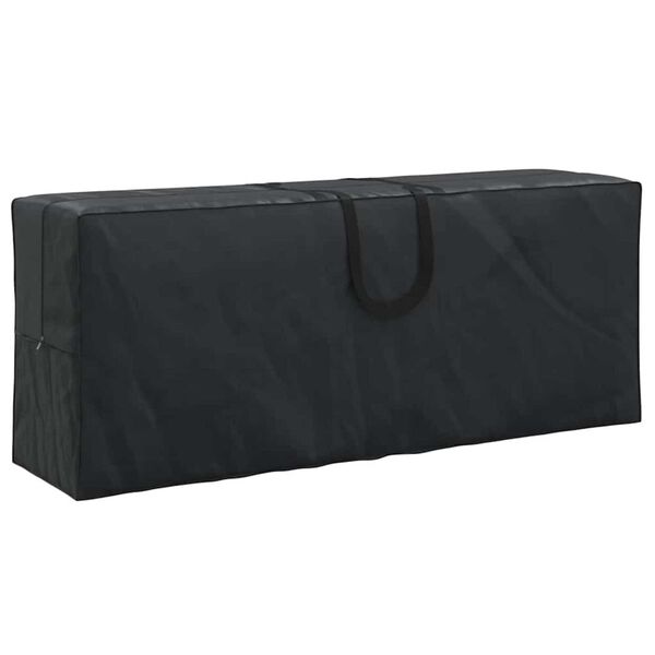 vidaXL Ulkoilmas&auml;ilytyspussi Musta 125 x 32 x 50 cm 420D Oxford-kangas