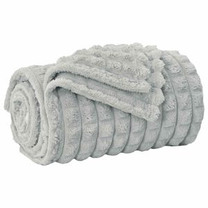 vidaXL Heittoviltti Harmaa 150 x 130 cm Fleese