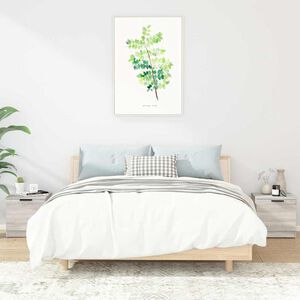 vidaXL Y&ouml;p&ouml;yd&auml;t 2 kpl harmaa Sonoma 40x39x40 cm