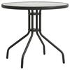 vidaXL Bistrop&ouml;yt&auml; antrasiitti &Oslash;80x71 cm ter&auml;s