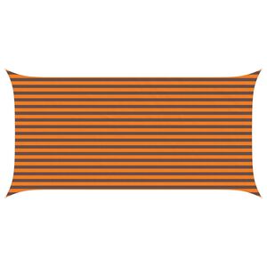 vidaXL Aurinkosuojapurje Oranssi ja ruskea 5 x 2,5 m