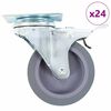 vidaXL Rullapy&ouml;r&auml;t 24 kpl 75 mm