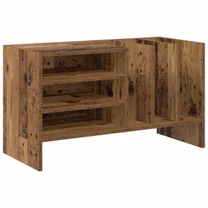 vidaXL Levykaappi Vanha puu 78,5 x 35 x 45 cm Tekninen puu