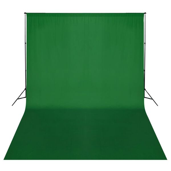 vidaXL Valokuvastudiosarja valosarja, taustakangas ja heijastin