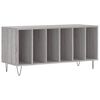 vidaXL LP-levyjen s&auml;ilytyskaappi harmaa Sonoma 100x38x48 cm puu