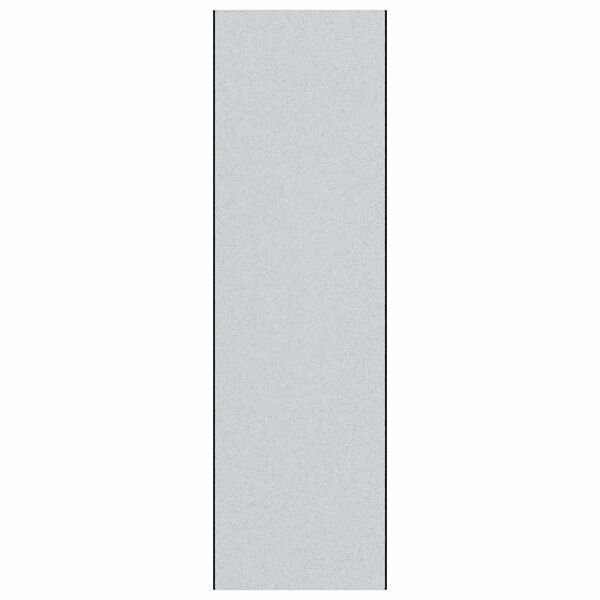 vidaXL Ovenmatto Harmaa ja musta 120 x 400 cm Polypropeeni ja vinyyli