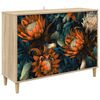 vidaXL Sivup&ouml;yt&auml; LOCHEM Sonoma 102 x 33 x 75 cm Tekninen puu