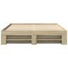 vidaXL Sängynrunko ilman patjaa Sonoma tammi 150x200 cm tekninen puu