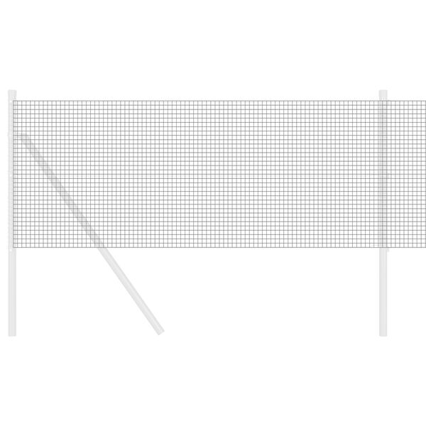 vidaXL Hitsattu lankaa Harmaa 0,4 x 10 m Teräs