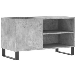 vidaXL LP-levyjen s&auml;ilytyskaappi betoninharmaa 85x38x48 cm puu