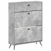 vidaXL Kenk&auml;kaappi BREDA 78 x 24 x 103 cm Tekninen puu Betoninharmaa